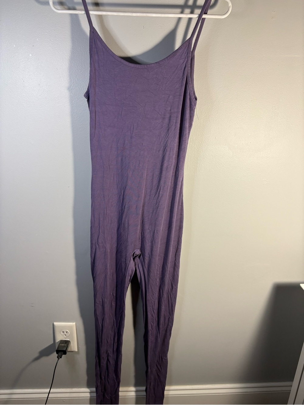 Fashion Nova Purple Spaghetti-Strap Jumpsuit